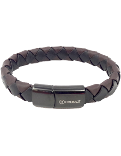 Pulsera piel trenzada