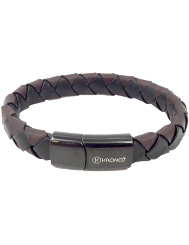 Pulsera piel trenzada