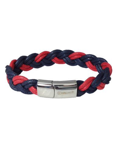 Pulsera nudos bicolor
