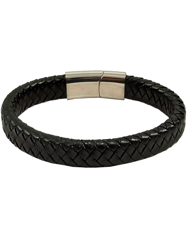 Pulsera ancha trenzada